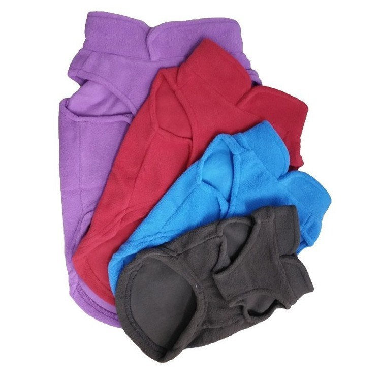Warm Fleece Pet Dog Jacket Vest
