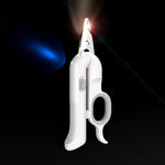 USB Rechargeable Pet Grooming Clippers with Light for Safe Trimming