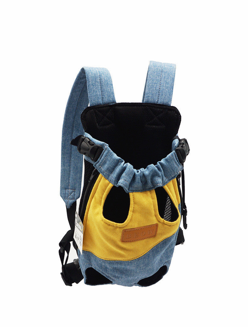 BEOW Portable Canvas Pet Chest Bag