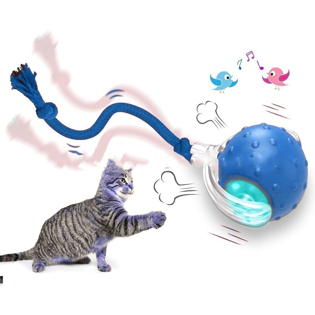 Interactive Cat Toy Ball with Smart Modes & Chirping Sound