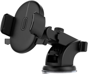 Telescopic Car Phone Holder – 360° Dashboard Mount with Suction Cup