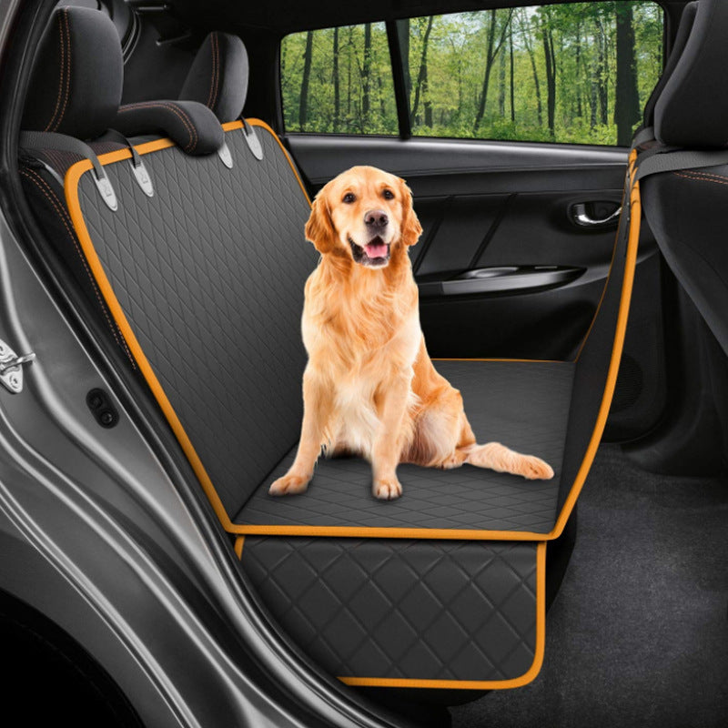 Waterproof Dog Car Seat Hammock with Mesh Window