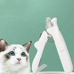 Pet Nail Clippers with LED Light – Safe Nail Trimmer for Dogs & Cats