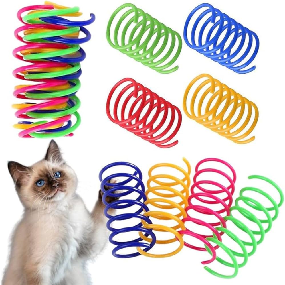 Durable Plastic Spiral Coils for Kittens