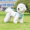 Reflective Plaid Dog Harness with Leash