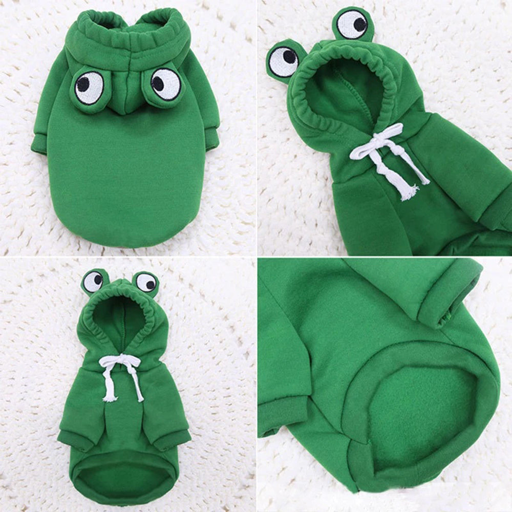 Soft Warm Pet Hoodie for Halloween & Autumn Cosplay