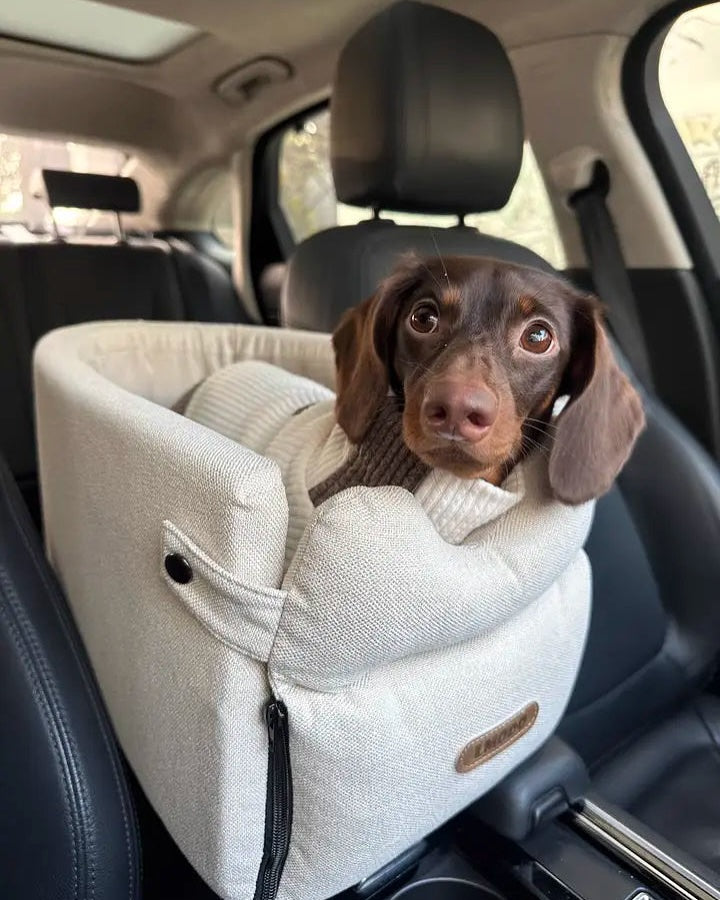 Portable Car Seat Bed for Small Dogs & Cats