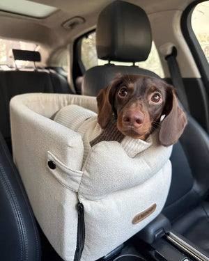 Portable Car Seat Bed for Small Dogs & Cats