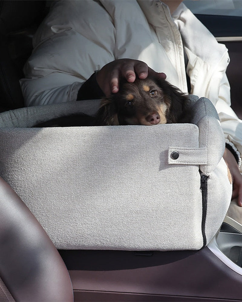 Portable Car Seat Bed for Small Dogs & Cats
