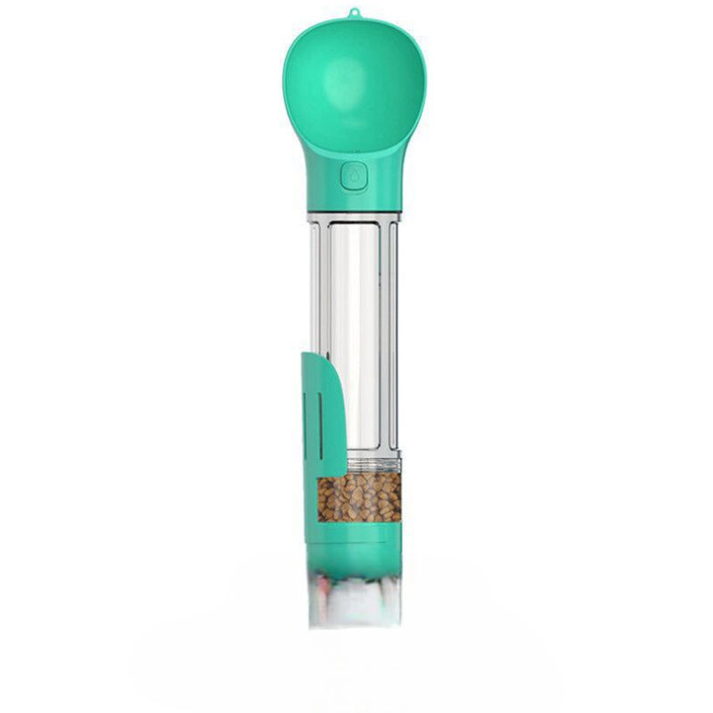 Pet Multi-functional Water Bottle with Waste Shovel & Food Box