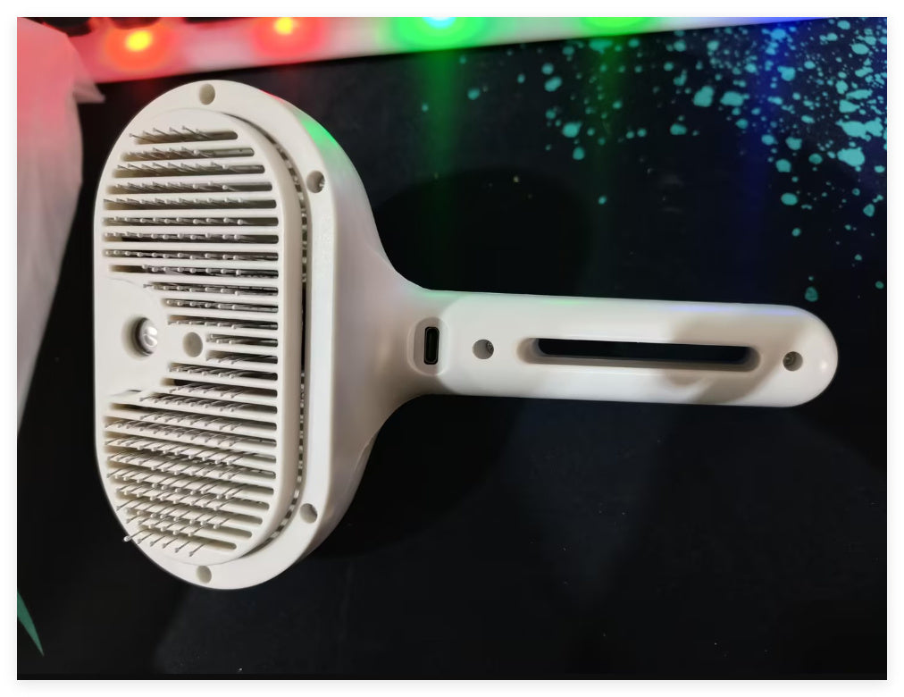 Pet Comb Self-Cleaning Hair Remover Brush with Mist