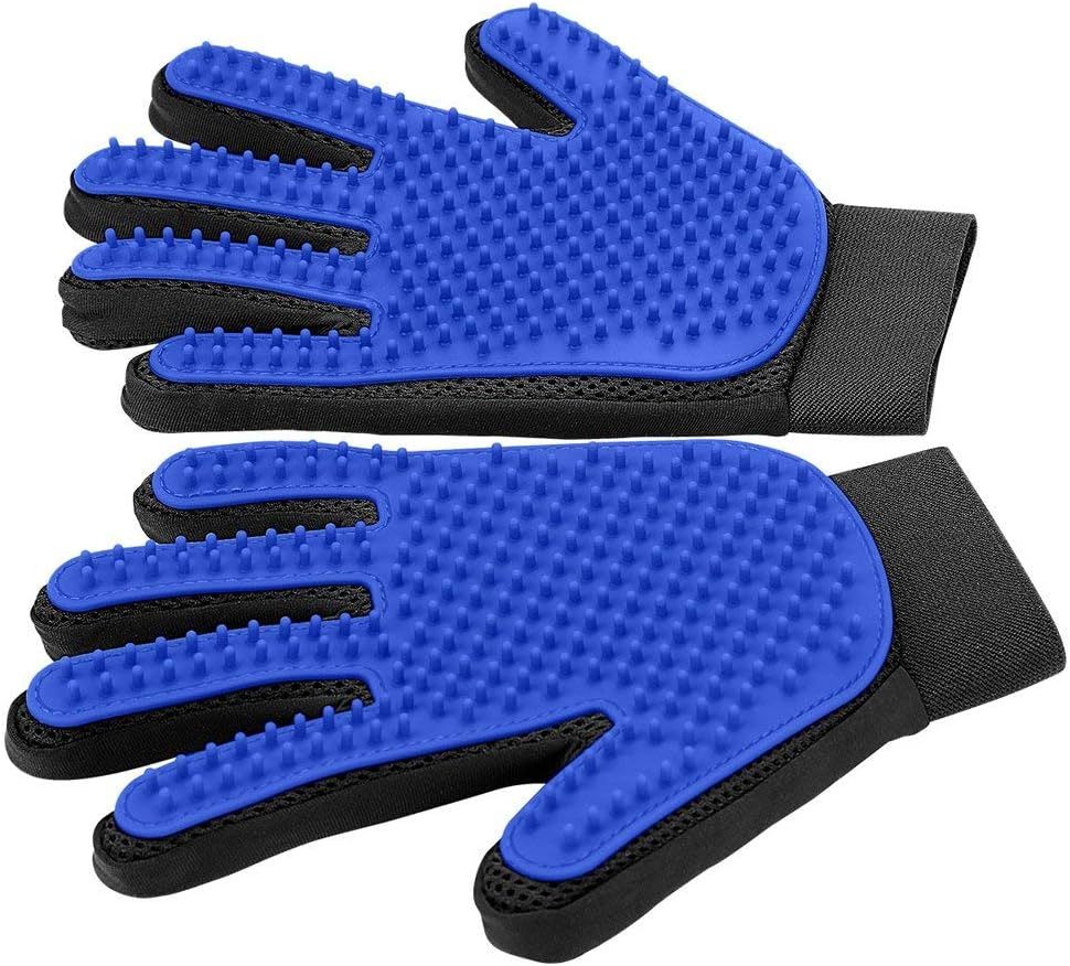 Upgrade Pet Grooming Gloves –Shedding & Hair Remover