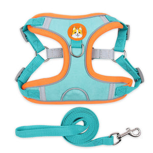 Reflective Dog & Cat Harness with Leash