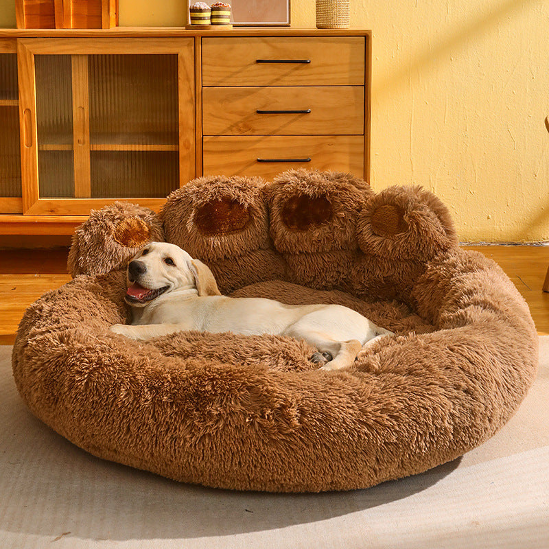 Warm Fleece Dog Sofa Bed