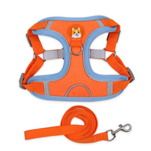 Reflective Dog & Cat Harness with Leash