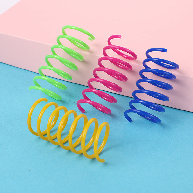 Durable Plastic Spiral Coils for Kittens